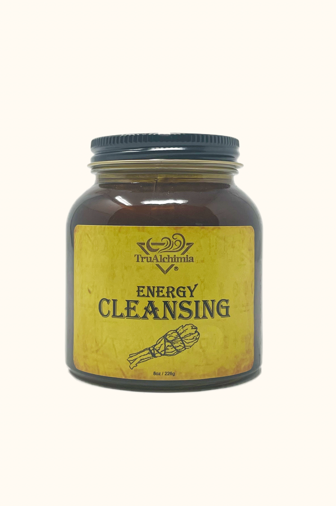 Energy Cleansing Crystal Infused Candle