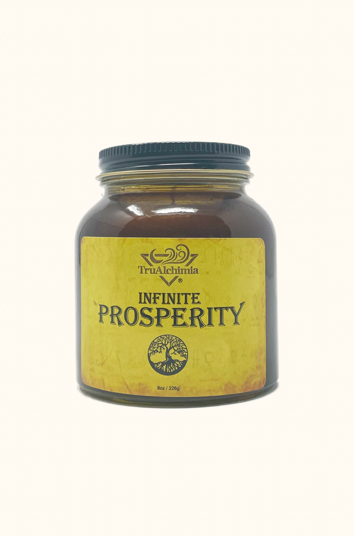 Infinite Prosperity Crystal Infused Candle