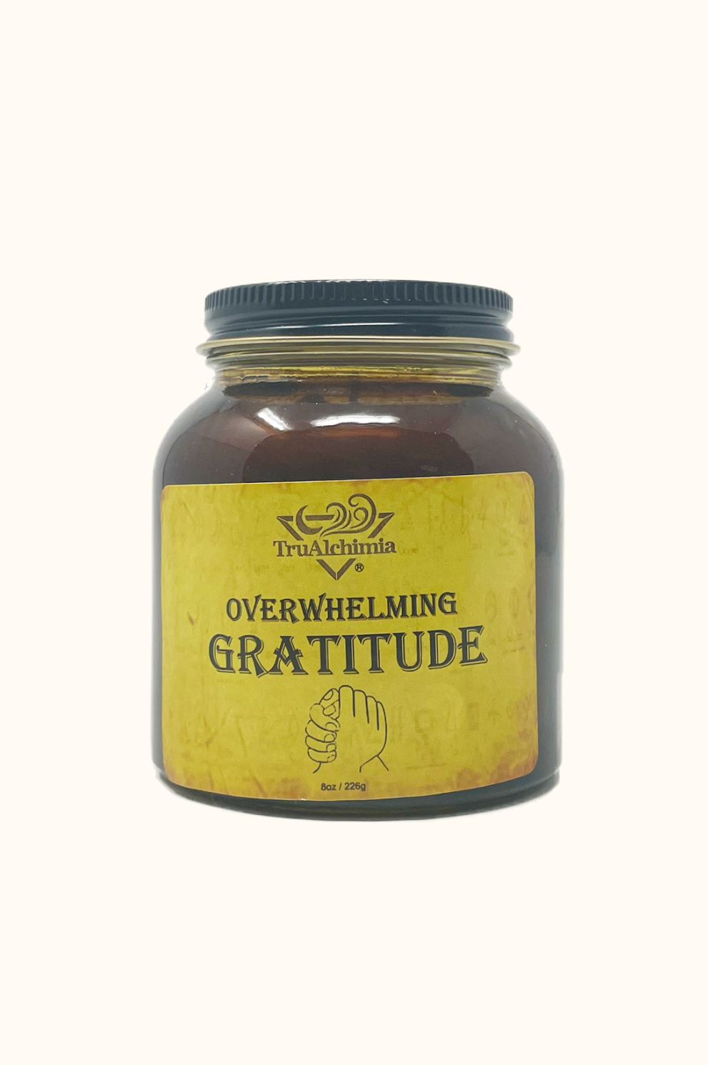 Overwhelming Gratitude Crystal Infussed Candle