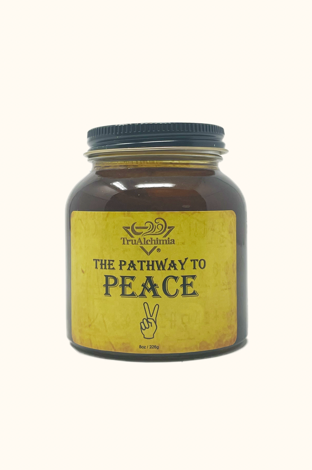 Pathway to Peace Crystal Infused Candle