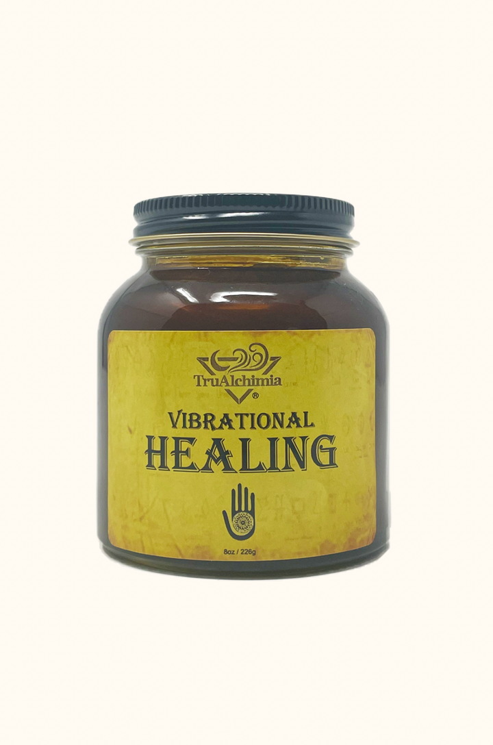 Vibrational Healing Crystal Infused Candle